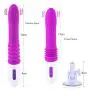 Sex Machine for Women, Hismith Thrusting Silicone Vibrator Rechargeable Automatic Love Machine Multi-Speed Fucking Machine with Bracket for Couple