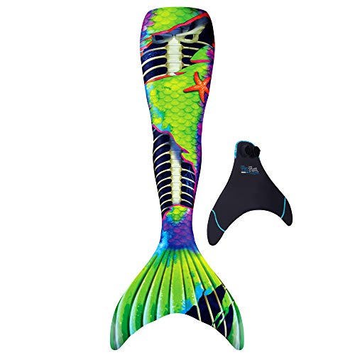 Fin Fun Mermaid Tails for Swimming with Monofin - Kids and Adult Sizes - Limited Edition