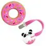 Silli Chews Safe Donut Baby Teething Toys Baby Teether- Natural Organic Silicone Freezer Teether Set BPA Free Food Teether Toys Sore Gums Pain Relief for 3 to 12 Months Babies Infants Toddlers Pink