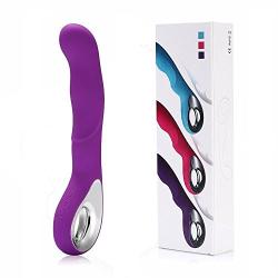 Wantis USB Rechargeable Female Vibrator Toys for Women,10 Speed Deep Vibration,Waterproof Silicone Soft and Safe Pleasure Toys Purple