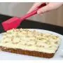Food Grade Silicone Kitchen Utensils Silicone and Wood Cake Cream Spatula Brush Batter Baking Tool, Kitchenware