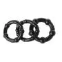 HUImiai 3 Pcs Delay Ring Silicone Massage Ring,Penis Cock Ring,BDSM Toy
