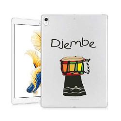 GinHo Customized Protective Cover iPad Pro 11 inch 2018 African Drum with Slim Soft Durable TPU Ultra-Clear Silicone UV Printing Case