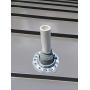 EAGLE 1 EPDM Flexible Roofing Pipe Flashing Boots - On Site Adjustable Roof Pipe Jack Boot with Round Base (High Temp Red, 8)