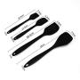 Kitchen Utensils,Silicone Kitchenware Set of 10 High Temperature Silicone Kitchenware Set Nonstick Cookware Shovel Set (Black)