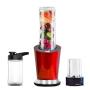 300W Portable Personal Mini Blender Food Processor Milkshakes Mixer Juicer 600Ml Bottle 400Ml Cup & 100Ml Grinder,Extra 600Ml Cup,Au Plug