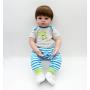 Binxing Toys Reborn Baby Dolls Cute Newborn Boy and Girl Silicone Weighted Body Realistic Reborn Dolls18 Inch Beautiful Outfits Set Great Birthday Gifts for School Children (70308)