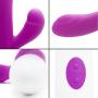 SUPEREX Rabbit Silicone G-Spot Vibrator with Private Bag - 30 Speed Dual Motors Vagina Clitoris Stimulator - Sex Adult Wand Massager Toy for Woman (Purple)