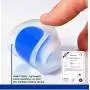 3 Pair Gel Heel Cups Plantar Fasciitis Inserts - Silicone Gel Heel Pads for Heel Pain, Bone Spur & Achilles Pain, Gel Heel Cushions and Cups, Pad & Shock Absorbing Support（Blue Small)