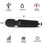KingL Super Powerful Personal Wand Massager Handheld Cordless Waterproof Magic Massager for Body …