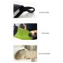 RDMZ Oven Gloves Heat Resistant Household Thickened Silicone Grilling Gloves Microwave Kitchenware Baking Resistant Heat Resistant BBQ Gloves - 1 Pair