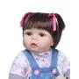Zero Pam Binxing Toys 23 inch Washable Reborn Baby Dolls Silicone Vinyl Full Body Anatomically Correct Realistic Reborn Toddler Doll Handmade Newborn Girl Waterproof for Kids Age 3+ Gift Box Package
