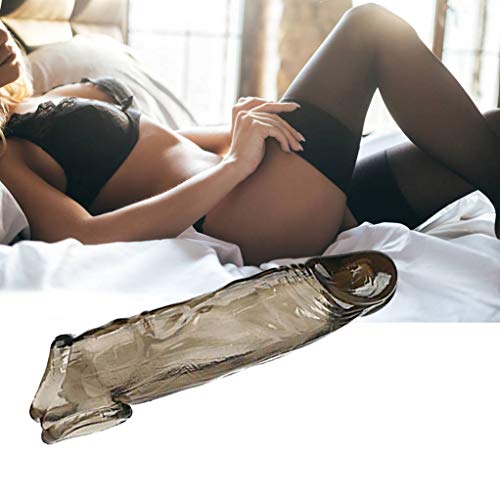 Privacy Packaging. Silicone penile Condom Expander expands Male Chastity Toys Lengthen Cock Sleeves