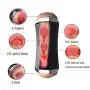Yikiop Male Aír-cr?ft Cup Vibrating Oral Cup, Sucking Endless Pleasure, Adult Toys for Men Thrust & Rotate, Medical Silicone, Men Deep Throat T-Shirt