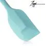 Silicone Spatula Set - Heat Resistant 650?F - Seamless and BPA Free - By Zoppi Kitchenware (BLUE)