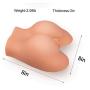 Fleshlike Soft Silicone TPE Dolls for Men Male Realistic Toys Lifesize Adult Toys Lovely Doll (8×8×3.5in)