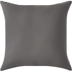 Ravenna Home Modern Floral Throw Pillow - 20 x 20 Inch, Charcoal