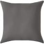 Ravenna Home Modern Floral Throw Pillow - 20 x 20 Inch, Charcoal