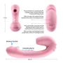 Tongue Sucking Simulator Powerful Sucking Toys,Waterproof Handheld Wand Massager with Heating, Medical Silicone,USB Rechargeable