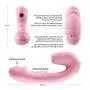 Tongue Sucking Simulator Powerful Sucking Toys,Waterproof Handheld Wand Massager with Heating, Medical Silicone,USB Rechargeable
