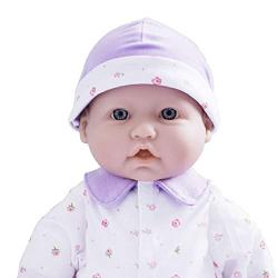 JC Toys, La Baby 16-inch Purple Washable Soft Baby Doll with Baby Doll Accessories - for Children 12 Months and Older, Designed by Berenguer