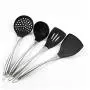 Silicone Kitchenware Kitchenware Set of 4 ? Stainless Steel Silicone Kitchen Set ? Silicone Kitchen Set Spatula Set ? Silicone Appliance Cookware Set