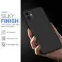 MoKo Compatible with iPhone 11 Case, Shockproof Slim Fit Liquid Silicone Gel Rubber Protective Case Soft Touch Back Cover Fit Apple iPhone 11 6.1 inch 2019 - Black
