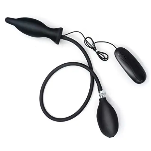 Body-Safe Medical Grade Waterproof Vii-bratiion Silicone Expand Inflatable a?us Plúg Sxx Toy for Male Female and Beginners