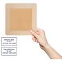 MedVance TM Silicone - Bordered Silicone Adhesive Foam Dressing Size 7''x7'' (5''x5'' pad), Box of 5 dressings