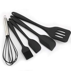 JunbosiKitchenware 5 Sets of Kitchen Utensils Baking Tools Silicone Scraper Non-Stick Silicone Shovel Silicone Kitchenware Set