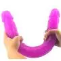 Happy and Healthy 18.1 inch Double Sided Big Toy Real Feel Soft Flexible Realistic Double Head Massages-Discreet Package