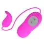 Qhufnng Silicone Mini Toy for Women, Battery, 12 Speeds, Waterproof Preferable Gift for Lover Remote Vibrantor Toy, Pink