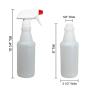Plastic Spray Bottles Leak Proof Technology Empty 16 oz Value Pack of 4 Made in USA