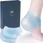 SMATIS Heel Cups, 2PCS Heel Cushion Gel Heel Protector for Plantar Fasciitis Achilles Tendonitis Bone Spur Aching Feet Relieve Pain