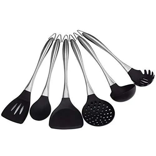 SKYyao Kitchen utensil set Silicone Shovel Kitchen Silicone kitchenware set 6-piece silicone