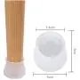 Furniture Silicone Protective Cover, 24 Pieces of Non-Slip Furniture Protective Pads, Round Furniture Table and Chair Foot Covers are Silent and Non-Slip to Prevent Scratches and Noise