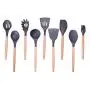 SKYyao Kitchen utensil set Wooden handle Silicone Cookware set non-stick pot kitchenware Silicone
