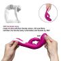 G-Spot Rabbit Vibrators Heating Waterproof Quiet Rechargeable Silicone Clitoris Vagina Stimulator Massager Adult Sex Toys for Women & Couple (Purple)