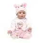 OCSDOLL Reborn Baby Dolls 22" Cute Realistic Soft Silicone Vinyl Dolls Newborn Baby Doll Girl Gift
