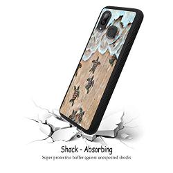 Samsung Galaxy A40 Case, Baby Turtle Shock-Absorption TPU Rubber Bumper Samsung Galaxy A40 Case, Ultra Thin Slim Protective Cover for Samsung Galaxy A40-Black