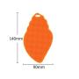 YZH LLC Silicone Dishwashing Brush Kitchen Supplies Creative Living Supplies Melon Fruit Cleaning Silicone Brush Antibacterial Mildew Kitchenware Orange