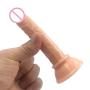 LAKEHUAO New Arrive 14.52.2CM Mini Dildo Realistic Insert Length with Suction Cup Silicone Toys for Woman Men Games Tools