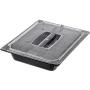 Carlisle 10220B03 StorPlus Half Size Food Pan, Polycarbonate, 2.5" Deep, Black