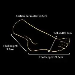 1 Pair Lifesize Silicone Female Mannequin Foot Display Jewerly Sandal Shoe Sock Display Art Sketch