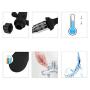 funwill Silicone Anal Cleaning Cleaner Anus Enema Tool,Anal Vaginal Washing Enemator,Anal Douche Vaginal Wash Cleansing Woman