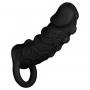 Flesh Silicone penile Condom ExTander expands Male Chastity Toys Lengthen Cock Sleeves-x0