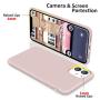 SURPHY Silicone Case Compatible with iPhone 11 Case 6.1 inch, Liquid Silicone Full Body Thickening Design Phone Case (with Microfiber Lining) for iPhone 11 6.1 2019, Pink