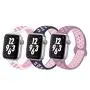 YC YANCH Compatible for Apple Watch Band 38mm 40mm 42mm 44mm,Soft Silicone Sport Band Replacement Wrist Strap Compatible for iWatch Apple Watch Series 4/3/2/1,Nike+,Sport,Edition, S/M M/L Size