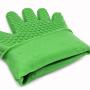 Vakiko Non Slip Kitchen Mitts, Silicone Waterproof Novelty Kitchenware Microwave Gloves Grip and Convenient Hanging Loop (2 Pcs)