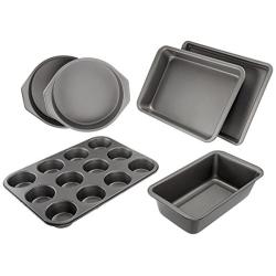 AmazonBasics 6-Piece Nonstick Oven Bakeware Baking Set